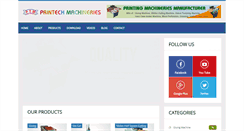 Desktop Screenshot of printingmachineries.net